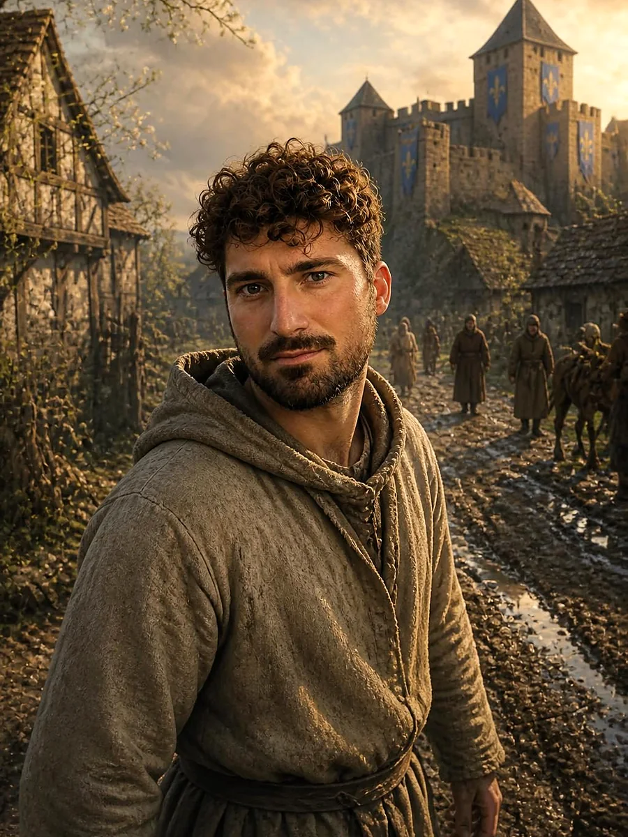 Portrait du joueur repeint dans la France de 1248